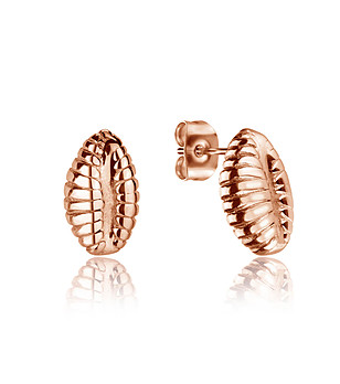 Дамски обеци в розовозлатисто Salty Kisses снимка