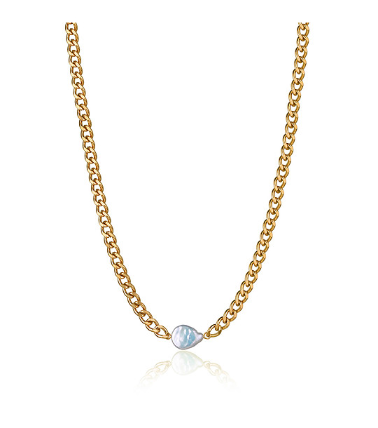 Дамско златисто колие Mia снимка