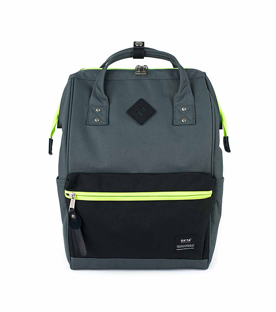 Unisex раница в сив нюанс No. 4 Neon M с USB снимка