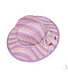 Плажен комплект от чанта и шапка в лилаво и розово Telmia-2 снимка
