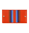 Мъжки кожен портфейл в оранжево с RFID защита Flavio-0 снимка