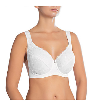 Бял сутиен с меки чашки и широки презрамки Valens снимка