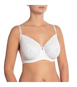 Сутиен с меки чашки в бяло Valens снимка