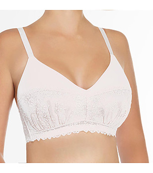 Сутиен в бяло без банели Valens снимка