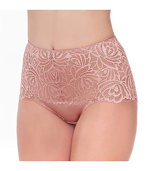 Бикини с висока талия в цвят пепел от роза Elizabeth снимка