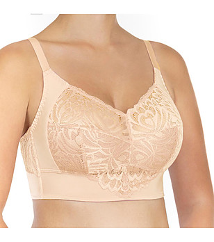 Сутиен в цвят кайсия без банели Jasmine снимка