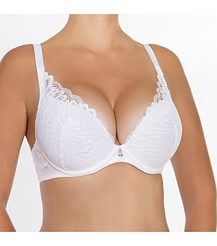 Бял сутиен с повдигащ ефект Elizabeth снимка