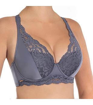 Сутиен с в лилав нюанс с дантела Ella снимка