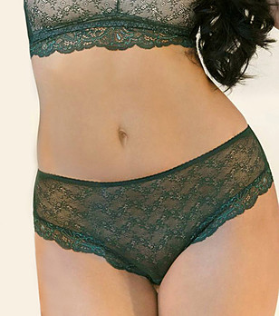 Зелени дантелени бикини Emerald снимка