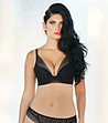 Черен сутиен Shadow с повдигащ ефект-0 снимка