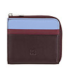 Компактен кожен портфейл Lombok в цвят бургунд-0 снимка