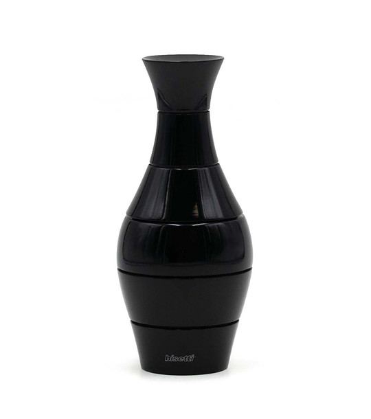 Черна мелничка за подправки с дизайн Vase снимка