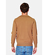 Мъжки пуловер с кашмир в цвят камел Jiulien-1 снимка