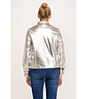 Дамско яке в сребристо с памук Kristin-1 снимка