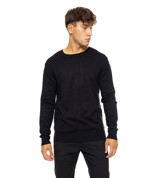 Черен мъжки пуловер Raiden снимка