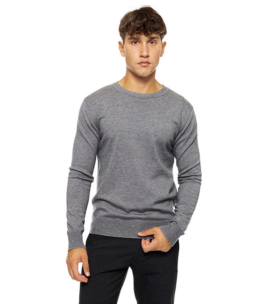 Сив мъжки пуловер Raiden снимка