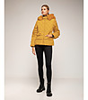 Дамско зимно яке в цвят горчица Marlita-3 снимка