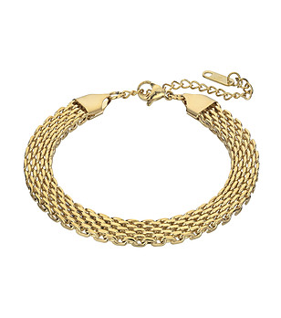 Позлатена дамска гривна с ефектна верижка Camille снимка