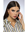 Дамски обеци в златисто и оранжево Laura-2 снимка
