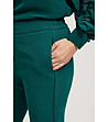 Зелен дамски 7/8 панталон Dita-3 снимка