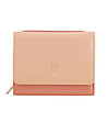 Кожен портфейл в бежово и цвят пудра Sharrie с RFID защита-0 снимка