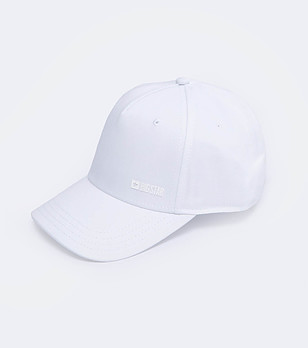 Unisex шапка с козирка в бяло Facil снимка