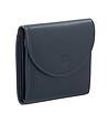 Тъмносин дамски кожен портфейл Malaita с RFID защита-3 снимка
