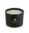 Черна ароматна свещ Tobacco&Leather 420 гр-0 снимка