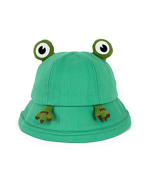 Зелена шапка жабка Froggie снимка