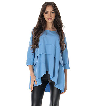 Синя oversize туника Adolfina снимка