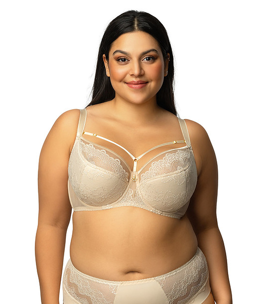 Бежов сутиен с полумеки чашки Ruby снимка