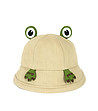 Бежова шапка жабка Froggie-0 снимка