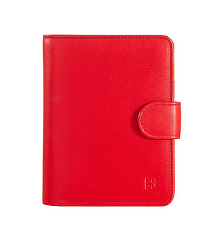 Дамски кожен червен портфейл Marbella с RFID защита снимка