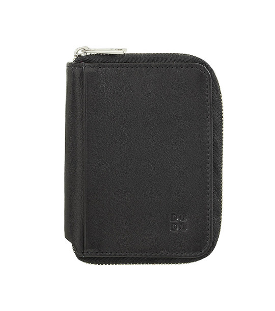 Мъжки кожен черен портфейл с RFID защита снимка
