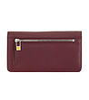 Кожен дамски портфейл в бордо Alison с RFID защита-3 снимка