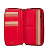 Кожен дамски портфейл в червено Ustica с RFID защита-1 снимка