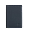 Тъмносин мъжки портфейл от естествена кожа с RFID защита-1 снимка