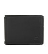 Черен мъжки портфейл от напа с RFID защита-1 снимка