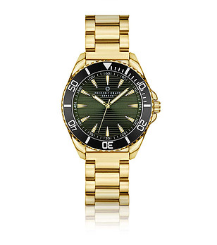 Мъжки часовник в златисто и черно Zanter снимка