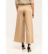 Дамски панталон в цвят камел-1 снимка