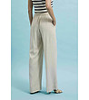 Дамски панталон в светлобежово Mimi-1 снимка