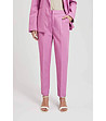 Дамски розов панталон с ръб Klea-0 снимка