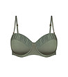 Горнище на бански в цвят маслина Olive-3 снимка