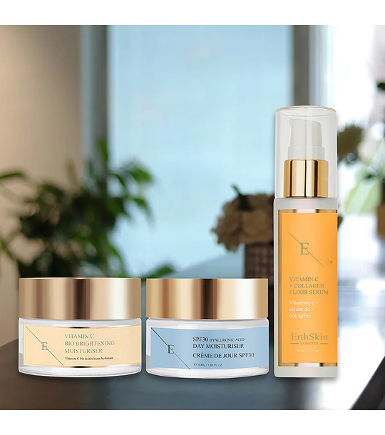 Комплект от овлажнител, дневен крем и серум за лице снимка