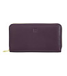 Дамски кожен портфейл в цвят патладжан Mauritius с RFID защита-0 снимка