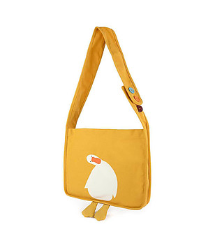 Жълта дамска чанта Hello goose снимка