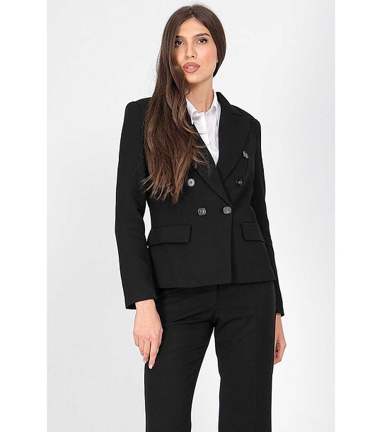 Черно дамско сако снимка