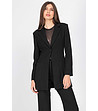 Дамско черно сако-0 снимка
