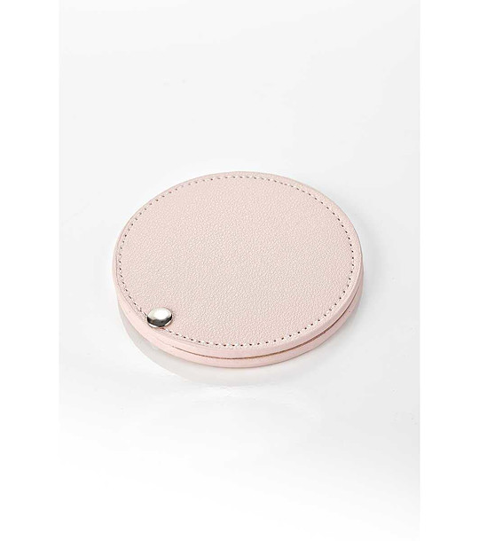 Кръгло огледало в розова пудра Helsinki снимка