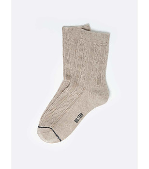 Бежови дамски чорапи Raicela снимка
